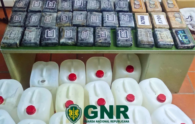 GNR apreende mais de 183 mil doses de cocaína na Comporta