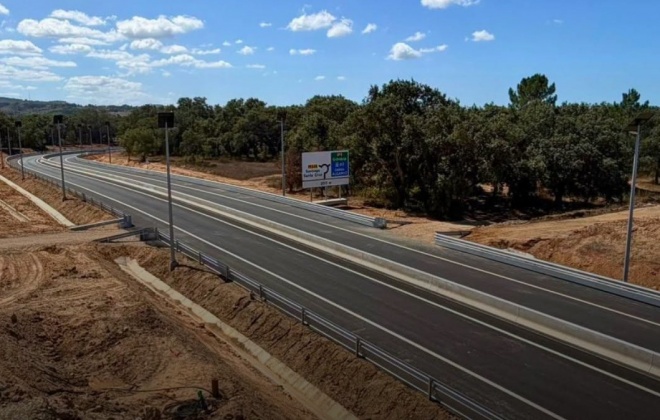 Já foi inaugurado novo troço do IP8/A26 entre Relvas Verdes e Roncão